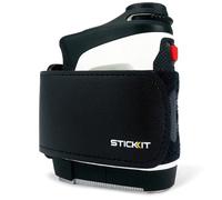 STICKIT Magnetic Rangefinder Strap | Strong Magnet Securely Holds to Golf Carts and Golf Clubs for Easy Access | Slim, Form Fitting, Size Adjustable | Gen3 Black