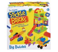 Stickle Bricks Big Builder Construction Set - Includes over 125 Pieces, Inspire Creativity and Motor Skills, Safe and Durable Construction Toy, Convenient Storage, Suitable for Ages 18 Months+