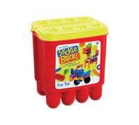 Stickle Bricks Fun Tub - Inspire Creativity and Motor Skills, Safe and Durable Construction Toy, Versatile Play Possibilities, Convenient Storage,
