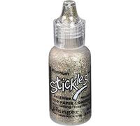 Stickles Glitter Glues Ranger Industries 9696 Stickles, Platinum, Beige