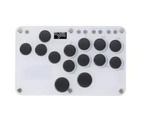 Stickless RGB Fight Gaming Controller for PC and Steam Deck, Functionality, Customizable Lights, ABS and Acrylic