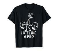 Stickman Lift Like A PRO Funny Weight Training T-Shirt