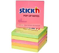 Stickn ValueX Stickn Pop-Up Notes 100 Sheets Neon Colours (Pack 6) EH7674