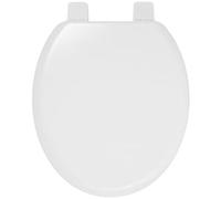 Stick'n'Lock™ Abberton Moulded Wood Toilet Seat - White