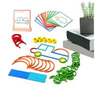 Sticks and Rings,Logic Thinking Training Game | Toddler Enlightenment Toys,for Boys Girls Preschool Kindergarten Classroom School Family Night Group Activity Travel Educators Birthday