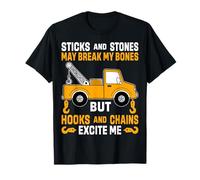 Sticks and Stones May Break My Bones but Hooks and Chains T-Shirt
