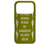 Sticks And Swords May Break My Bones Fun Morris Dancing Case for iPhone 17 Pro