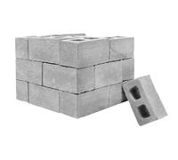Sticks for Kids Bulk Mini Cement Build Own Gray Your Wall Bricks Bricks 32Pcs Mini Education Connect N Build Fort (Dark Gray, One Size)