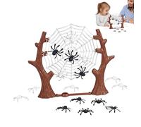 Sticky - 38-Inch Spider Interactive Jumping Web Launcher Pp | Spider Launch Game for Kids Family Play, Wear-Resistant Cartoon Spiders Web for Home Indoor Outdoor Fun