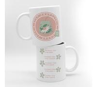 Sticky Art UK Anxie-Tea Mug - Tea Bag: Unique Anxiety Mug, Grounding Technique, Neurodivergent, Empowering Gift, Self Care Awareness, Mindful Gift