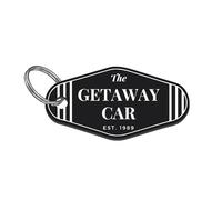 Sticky Art UK Getaway Car - Est.1989 Keyring: Girly Car Accessory, Acrylic Motel-style Keychain, Vintage Vibes, Unique Gift Idea, Song Inspired Keychain