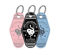Sticky Art UK Money In The Bag - Solid Snake Keyring: Girly Car Accessory, Acrylic Motel-style Keychain, Getaway Car, Gift Idea, Song-Inspired Keychain