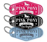 Sticky Art UK Pink Pony Club - Stars Motel Style Keyring: Retro Acrylic Keychain, Song-Inspired, Small Gift For Her, Gay Icon, Girly Car Accessory