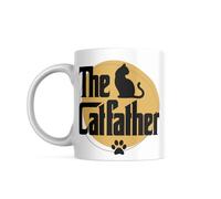 Sticky Art UK The Catfather Mug - for Cat Dads, Cat Lover's Gift, Pet Parent Present, Funny Mug for Him - Father's Day, Birthday, or Gift for Christmas