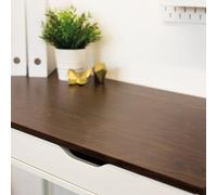 STICKY BACK PLASTIC SELF ADHESIVE 2.1m X 90cm CHOCO APPLE WOOD WOODGRAIN VINYL