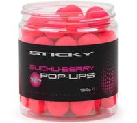 Sticky Baits 12mm Buchu-Berry Pop Ups - BUC12 (Pack of 1) - Pink - Needle Point - Fishing Hook Pop Up