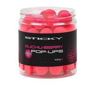Sticky Baits 12mm Buchu-Berry Pop Ups - BUC12 (Pack of 1) - Pink - Needle Point - Fishing Hook Pop Up