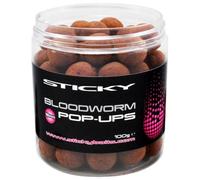 Sticky Baits Bloodworm Pop-Ups 12mm, Red, One Size