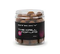 Sticky Baits The Krill 14mm Pop Up Fishing Hooks (Pack of 1) - Brown, Stainless Steel