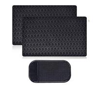 Sticky Car Dashboard Pads Premium Anti-Slip Gel, MoRange 2 Packs Reusable Non-Slip Mounting Mats for Cell Phone Sunglasses Keys (11" x 7")
