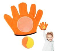 Sticky Catch Gloves Toy Set - Comfortable Child Sports Ball Catch Game, Grip Racket Paddle Toss Training Activity Toy For Coordination And Reflex Development | Beach Park Backyard Family