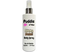 Sticky Dates Body Spray - 100ml Eau de Toilette (EDT) - Atomiser Mist - Sweet Scent - Vegan Friendly - Puddle of Wax - Made in the UK