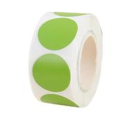 Sticky Dots 10Pcs Weatherproof Sticker Colorful Dot Stickers for Office Classroom Crafts Waterproof Round Labels for Color Coding(Grass Green)