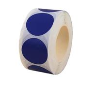Sticky Dots 10Pcs Weatherproof Sticker Colorful Dot Stickers for Office Classroom Crafts Waterproof Round Labels for Color Coding(Dark Blue)