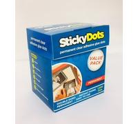 Sticky Dots Value Pack Permanent 1600 clear medium 10mm glue dots - discontinued packaging