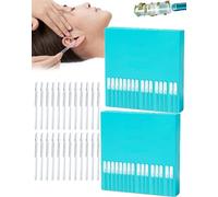 Sticky Ear Cleaning Stick 24 Pack - Sticky Ear Cleaner Tool Reusable Sticky-Tip Earwax Remover Sticks Ear Pick for Effective Ear Wax Removal, with Storage Case, for Adults (2 Boxes)