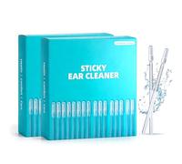 Sticky Ear Cleaning Stick, Reusable Earwax Removal Adhesive Swabs, Upgraded Ear Wax Removal Tools with Dust Cover Packaging, Sticky Ear Cleaners for All Ages (2Box, 48Pcs)