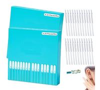 Sticky Ear Cleaning Sticks and Buds, Adhesive Ear Cleaner Sticky Pick, Two Boxes of Ear Buds Cotton with Four by Sixty Five Millimetre Dimensions