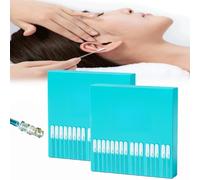 Sticky Ear Cleaning Sticks, Reusable Earwax Removal Adhesive Swabs, Adhesive Swabs Clean Sticks with Sticky Soft Head Ear Cleaning Tools for Kids and Adults (L(5 * 65.5mm)*2)