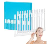 Sticky Ear Wax Removal 48 PCS Reusable Self Sticky Ear Cleaner Earwax Removal Kit Professional Washable Silicone Ear Buds Cleaner Set Soft Comfortable Dry Earwax Remover Tool for Adults Kids Daily Use