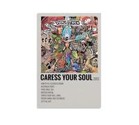 Sticky Fingers Caress Your Soul Waterproof And Stain Resistant Wall Paintings High-definition Spray Painted Decorative Paintings Study And Coffee Shop Decorations Fade ResistantUnframe-style16x24inch(