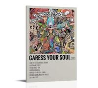 Sticky Fingers Caress Your SoulPoster for Bedroom Aesthetic Canvas Wall Art Living Room Painting Picture Print Modern Family Decor Artist Bathroom LandscapeFrame-style20x30inch(50x75cm)