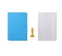 Sticky Flock Rhinestone Template Material for Hotfix Rhinestones Magic Flock Plus Rhinestone Flock 12"x8" 3 Sheets with 3 Sheets Hotfix Rhinestone Tape