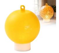 Sticky Fly Trap Balls Indoor,Reusable Sticky Fruit Fly Catcher Balls,Fruit Fly Catcher & Indoor Plant Fly Stickers,Large Hanging Fly Trap Ball for Flower Pots,Courtyards,Orchards，A