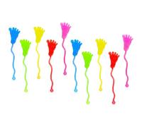 Sticky Foot Toy Bulk - Soft Elastic Silicone, Glittery Gold Powder, 14.5 x 3.5 cm, Retractable Surface, Creative Prank Climbing Action | Novelty Amusements Goodie Bag Fillers for Birth