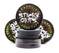 Sticky Grips Jiu Jitsu Tape - Grappling Finger Tape for Wrestling - Optimal Sports Tape for Enhanced Grip - Physio Tape for Ultimate Performance 2 Rolls 12.5mm/10m Long (2)