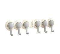 Sticky Hooks, 180° Rotating Corner Wall Hooks, Waterproof, Self-Adhesive Hooks No Drilling, Aesthetic Wall Hooks for Towel, Coat, Bag, Keys, Bathroom, Shower, Living Room, Bedroom, E