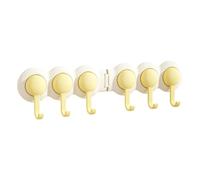 Sticky Hooks, 180° Rotating Corner Wall Hooks, Waterproof, Self-Adhesive Hooks No Drilling, Aesthetic Wall Hooks for Towel, Coat, Bag, Keys, Bathroom, Shower, Living Room, Bedroom, E
