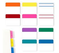 Sticky Index Tabs, 250Pcs Sticky Tabs Page Markers Writable Transparent Book Annotation Tab Large for Reading Index File Folders