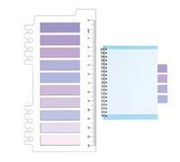 Sticky Index Tabs | Facitarian Transparent Sticky Notes | 200pcs Clear Index Tabs Translucent | Writers Page Markers for Books, Laptops, Planners, Suppliers