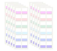 Sticky Index Tabs Page Markers, 360pcs Pastel Sticky Notes Flags Tabs for Annotating Books Transparent Annotation Tab for Reading Book File
