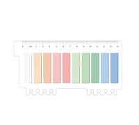 Sticky Index Tabs, Sticky Notes, 200 Sticky Writable Page Tabs for Page Marking | Reading & Working Page Tabs to Improve Apprentice Efficiency