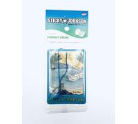Sticky Johnson Air Freshener - Long-Lasting Fragrance for Car, Home & Workspace - Eliminates Odors - Choose from Coconut Cream, Vanilla, Bubblegum & Summer Vibes (Coconut Cream)