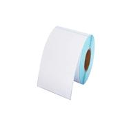 Sticky Labels 20/30/40/50MM Width Blank White Direct Print Thermal Paper Sticker for Bar Code SKU Label Price Tag in Roll(40x20mm 1500PC)