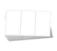 Sticky Labels - Homiladi 60 Pcs Kitchen Labels for Storage Boxes & Freezer Use | 102x62mm White Large Labels Stickers to Write for Printing, Office, Supermarket & Laboratory Organization