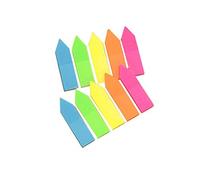Sticky Memo Notes Label Colors Neon Bright Flags Mini Notepad Papers for Students Office Small Size Pack 5Pcs Durable and Practical Fashion